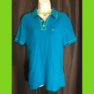 An Original Penguin Polo Blue & Green